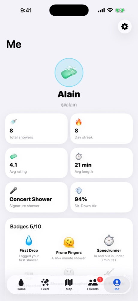 Badges and streaks